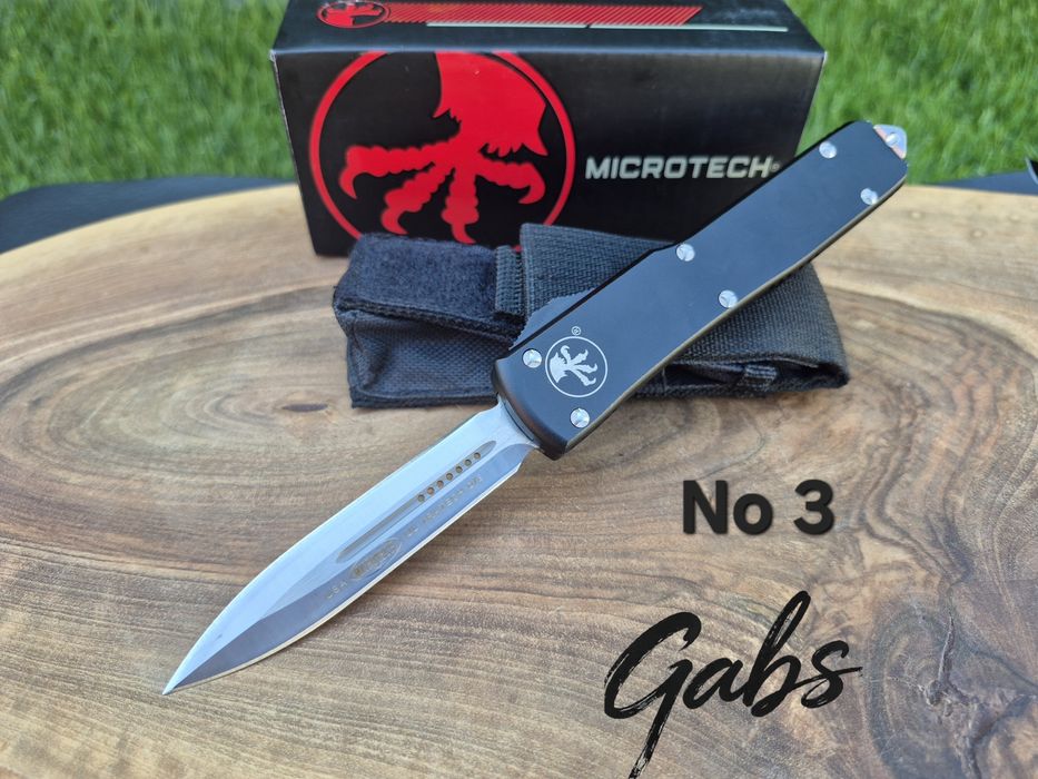 Автоматичен нож MICROTECH Ultratech НОВ  модел  с текстилен калъф