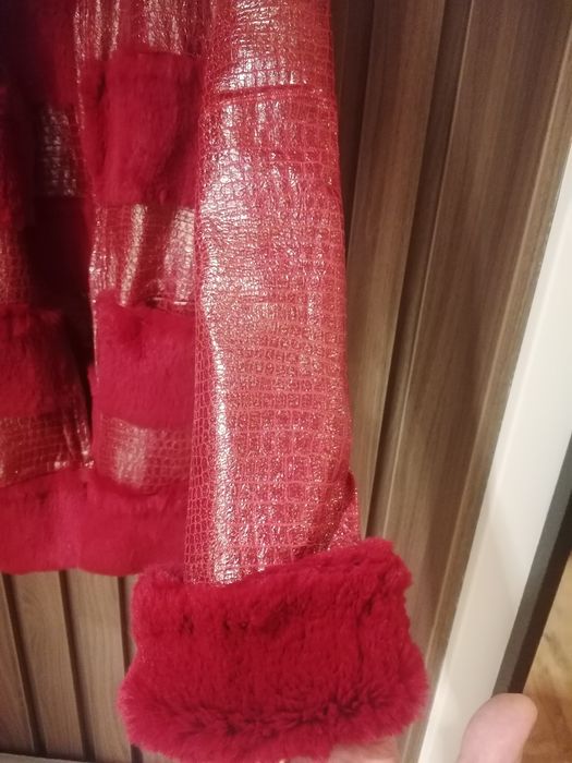 Haina scurta piele naturala cojoc