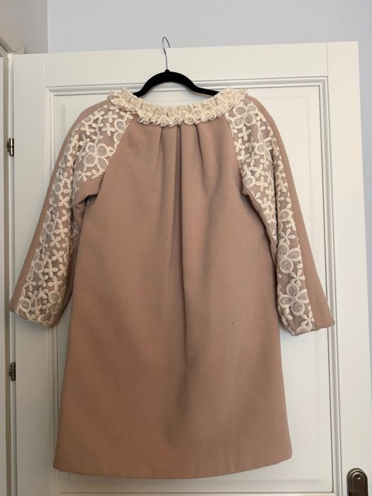 Pardesiu elegant cu dantela