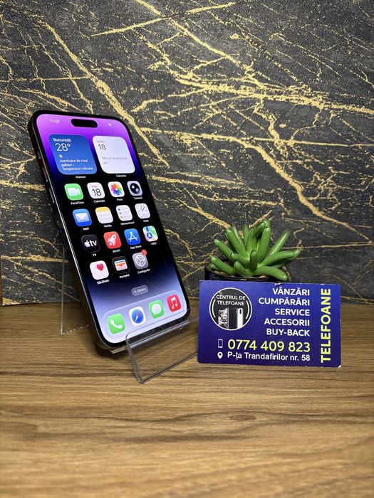 Iphone 14 Pro Max 128Gb / Garantie 2 ani Centrul de Telefoane / Rate