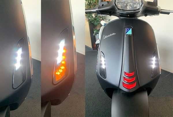 Set de 2 lumini led semnalizatoare-poziții, față - Vespa.
