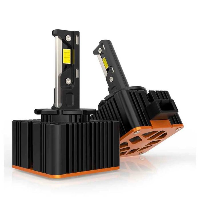 LED Крушки D1S +400% Canbus Директен Заместител 11000Lm 55W 6000k Д1С