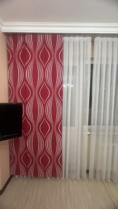 Шторы из плотного льна