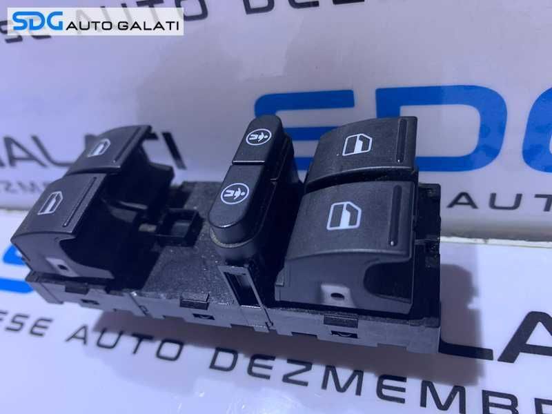 Panou Consola Buton Butoane Actionare Geamuri Usa Portiera Sofer VW Touareg 2003 - 2010 Cod 7L6959857E [D0096]