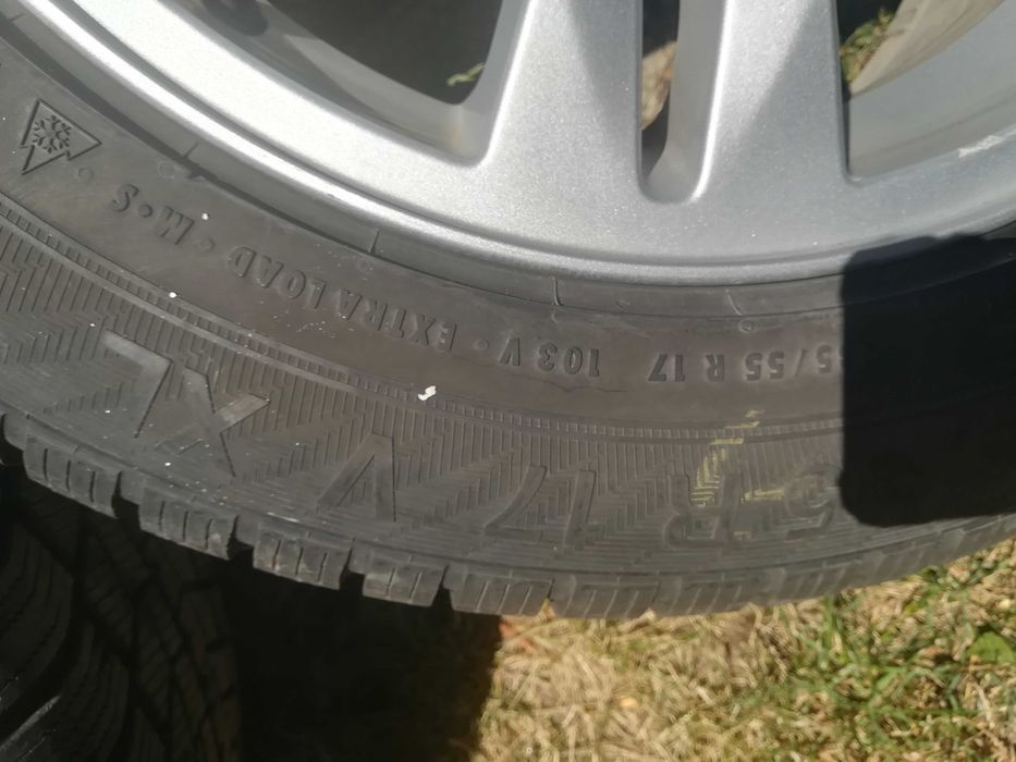 Оригинални джанти 17" със зимни гуми Gislaved за BMW X3/E83/