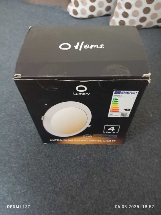 LED 4броя лед луни 12W с WIFI,16милиона цвята.