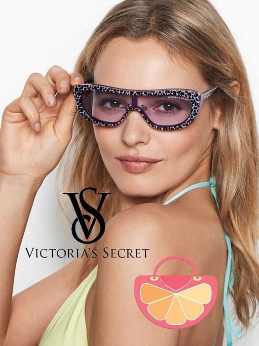 %ПРОМО% VICTORIA'S SECRET – Дамски слънчеви очила "PURPLE & PINK" нови