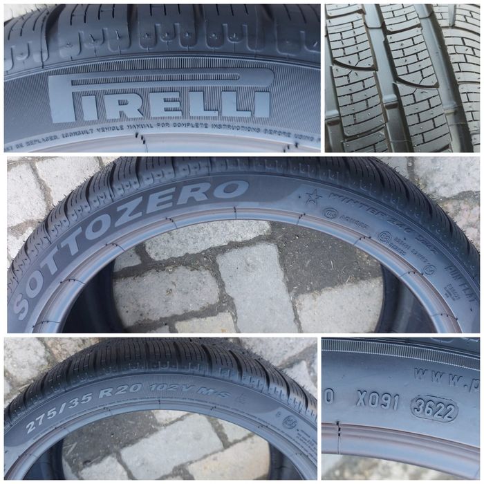 O bucată 275 35/30 R20 M+S iarnă - una Pirelli Continental