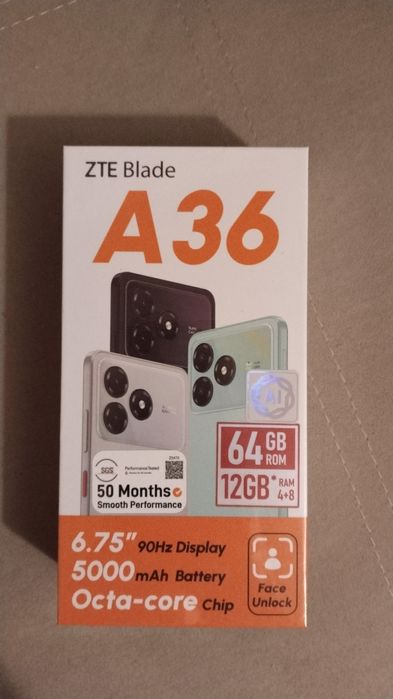 ZTE BLADE A 36 продам.Цена 50000 тыс