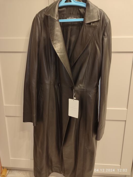 Продам кожаный плащ
