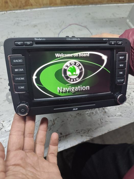 CD Dvd navigatie auto Rns 510 columbus hdd 20gb Passat Skoda