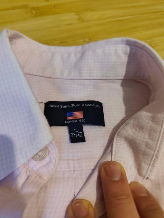 Розова риза с дълъг ръкав на Polo Ralph Lauren