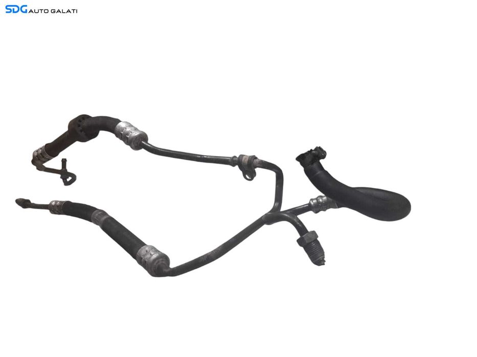 Set Conducta Teava Ulei Lichid Servo Servodirectie Mercedes Clasa A Class W168 1.6 Benzina 1998 - 2005 Cod A1684660881 [N0766]