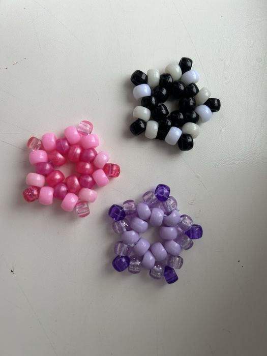 Звездочки из бисера