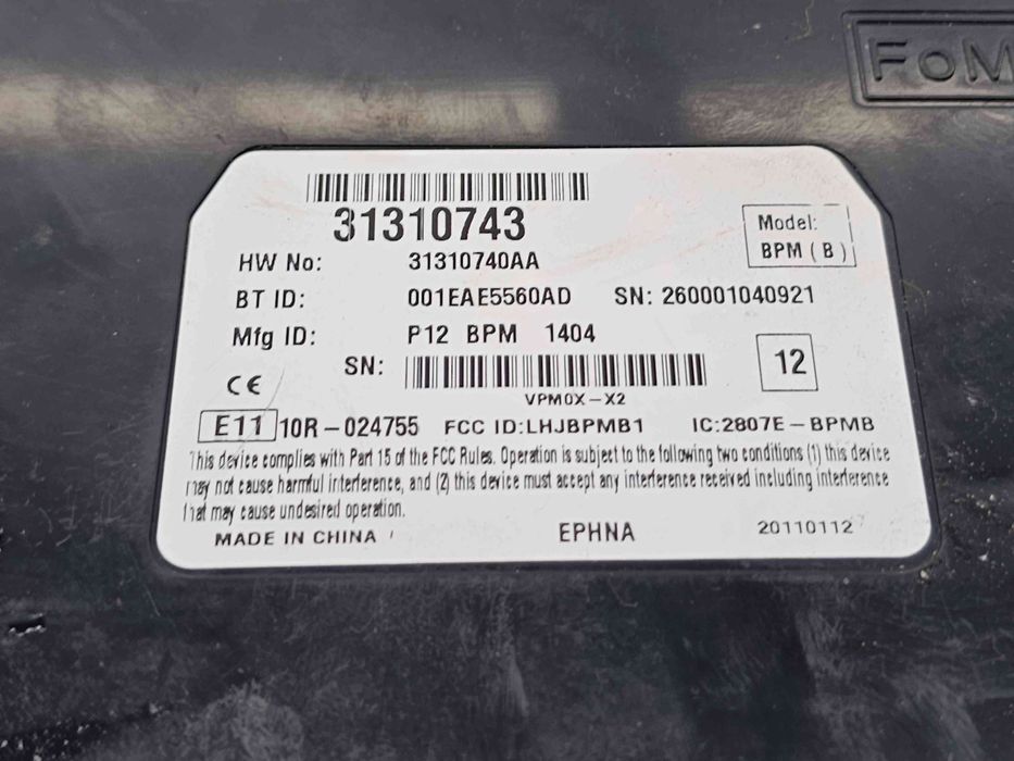 Modul bluetooth Volvo XC90 [Fabr 2002-2014] 31310743