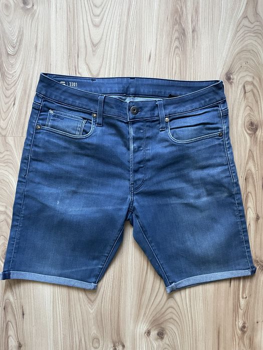 G-Star Raw 3301 slim/мъжки къси дънки W32