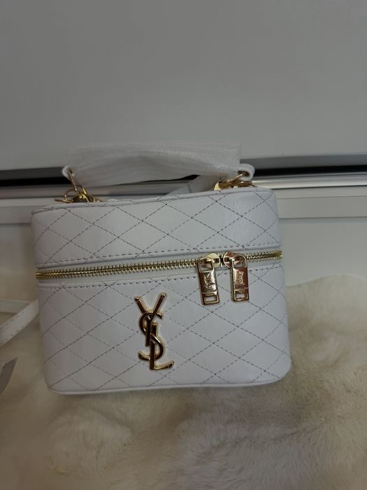 Дамска бяла чанта ysl