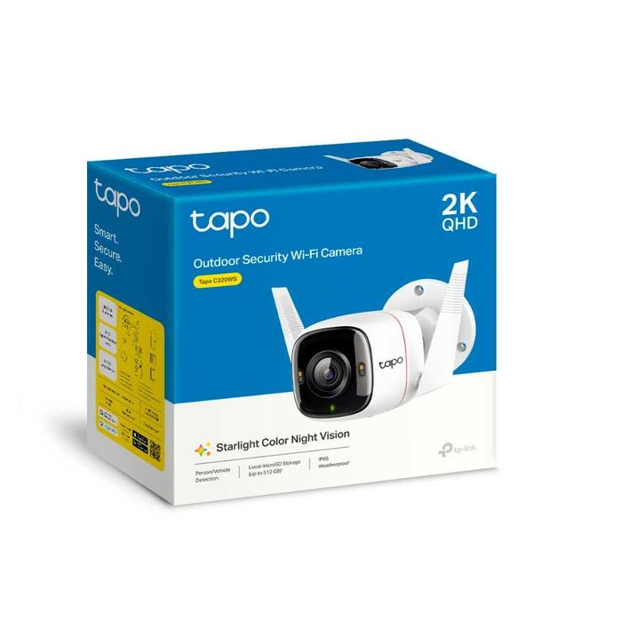 Камера TP-Link Tapo C320WS — 2K видеонаблюдение для улицы