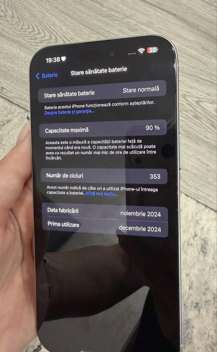 Iphone 16 pro max 256 GB White