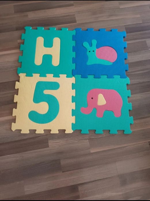 Covor cifre si litere copii