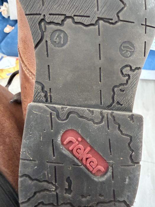 Ghete RIEKER cu blana mar 41 26,5