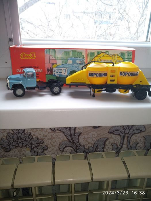 Модель 1:43 муковоз ЗИЛ ссср