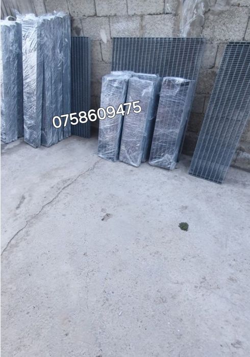 Trepte grilaje metalice 120x27