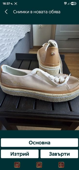 Нови сандали, чехли и еспадрили.- ТОММУ Jeans, GANT, DKNY, UGG, RL