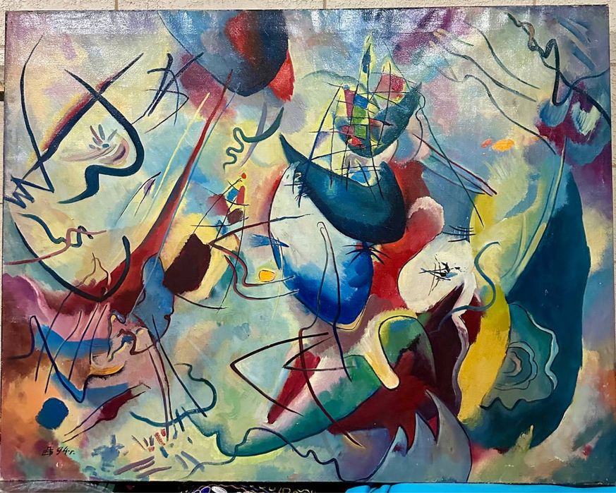 Картина известного узбекского художника Анвара Бахтиева