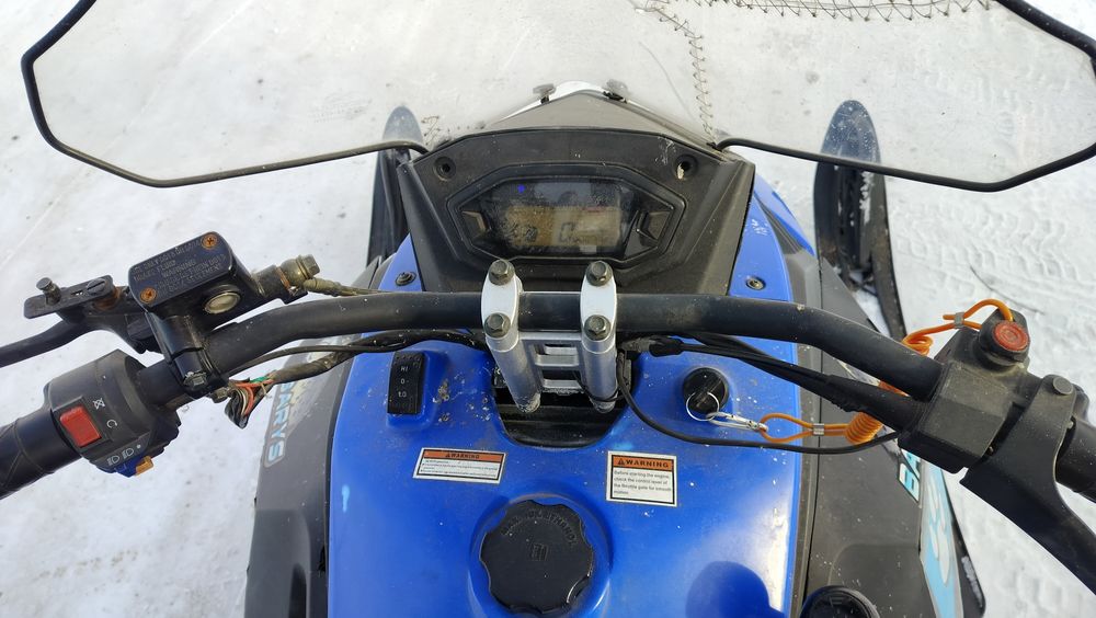 Снегоход в среднем состоянии