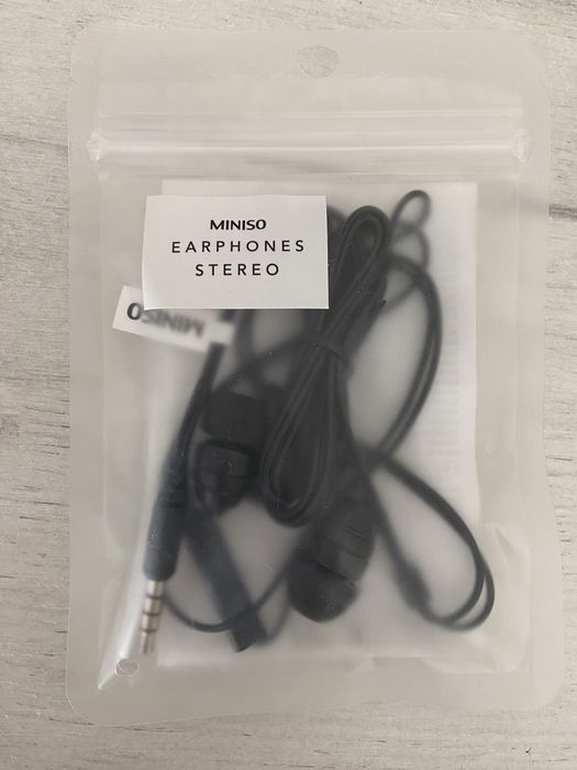 Новые наушники miniso