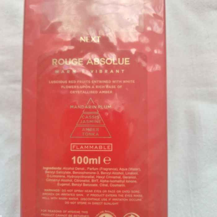 Парфюм NEXT, ROUGE ABSOLUE, 100 ml.