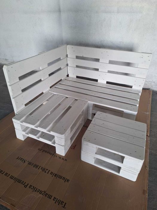Vand la comanda coltar modular, bancute, mese pt terasa, gradina
