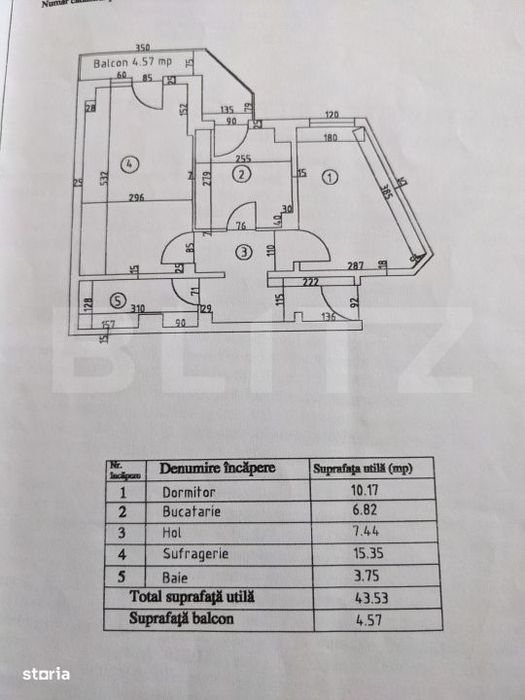 Apartament 2 camere| 48 mp| Centru Targoviste| Langa Primarie|