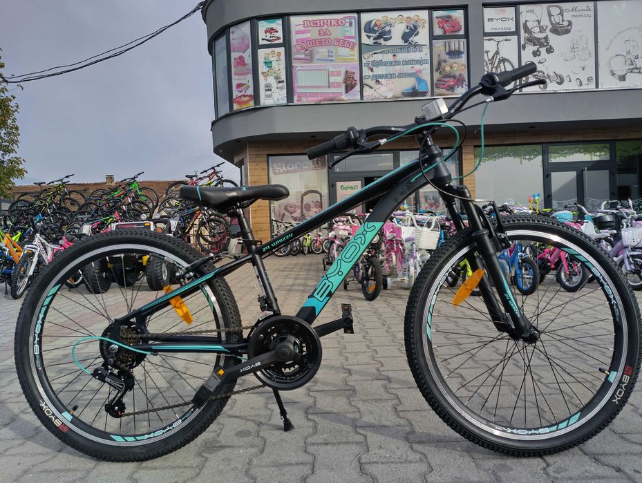 BYOX Велосипед 24" WHIZZY черен