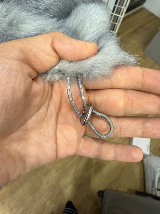 Шуба норка голубая