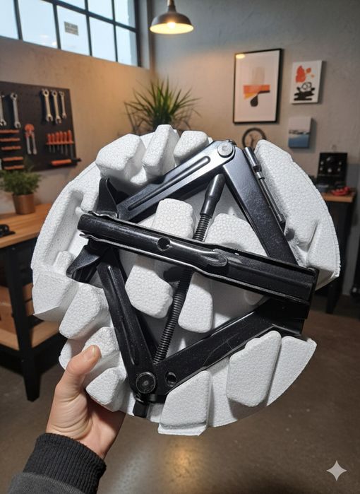 Domkrat har qande moshinaga tushadi