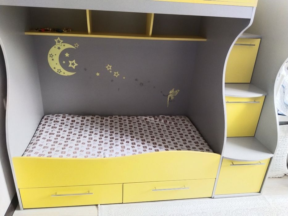 Детский кровать двухярусная