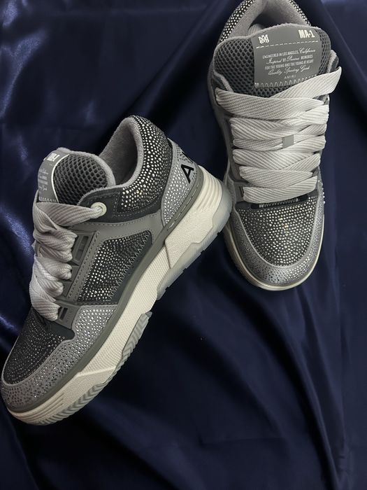 Sneakers Amiri MA-1 Grey Crystal Full Box