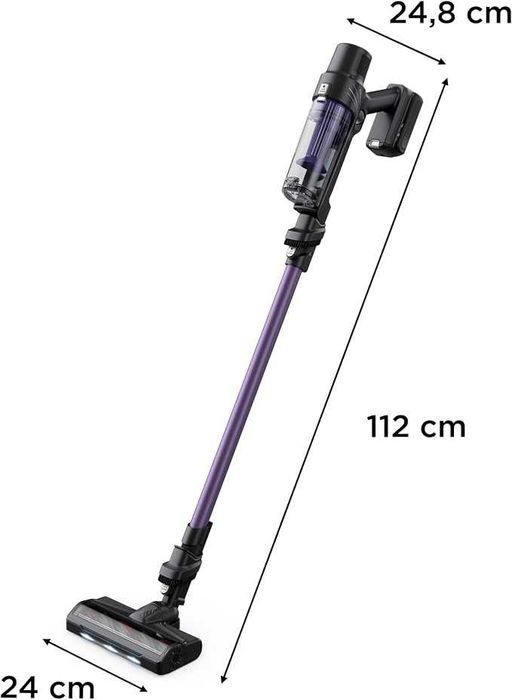 Безжична прахосмукачка Rowenta X-Pert 7.60, мощна, ултра лека, с дълъг живот на батерията, RH6A31WO