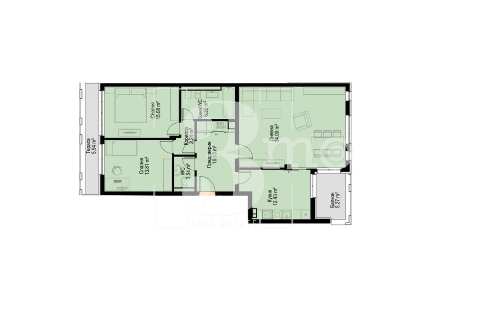 Продава се Тристаен апартамент в София, Бояна - 152 кв.м за 1750 €/кв.м - Снимка #5