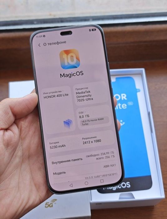 Honor 400 lite 5G с гарантии