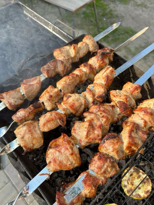 Шашлык утка и окорочка по выгодной цене