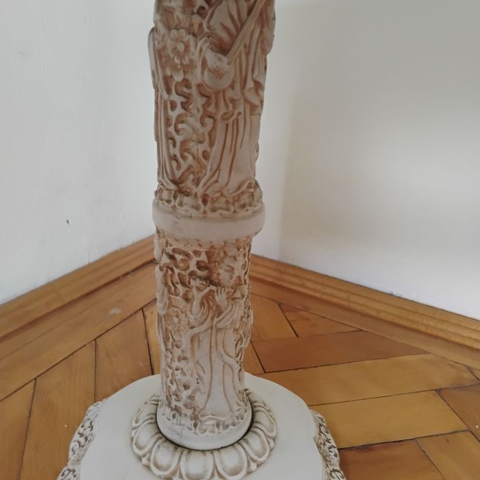 Măsuță cafea vintage , peisaj japonez