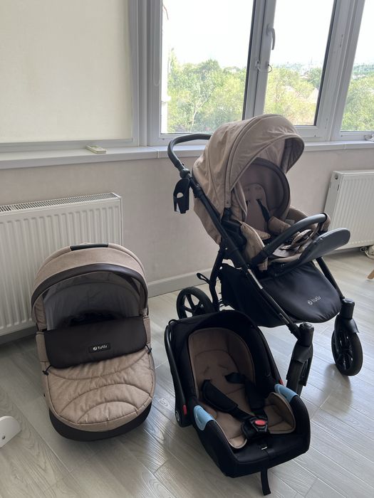 Продам коляску 3 в 1 tutis (люлька, прогулочная, автолюлька)