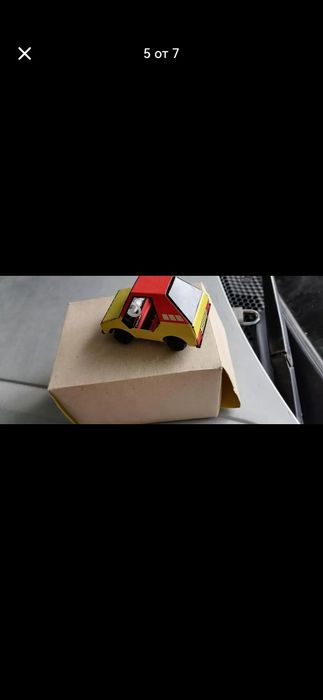 Стари руски ламаринени колички от социализма по 6 броя в кутия.