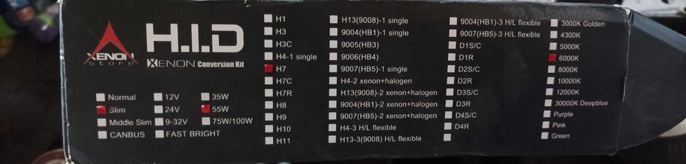 Kit xenon cu lupe bixenon