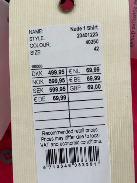 Красива нова риза в разкошен наситен цвят фуксия