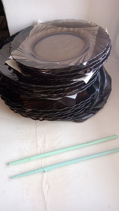 Набор тарелок, люминар.