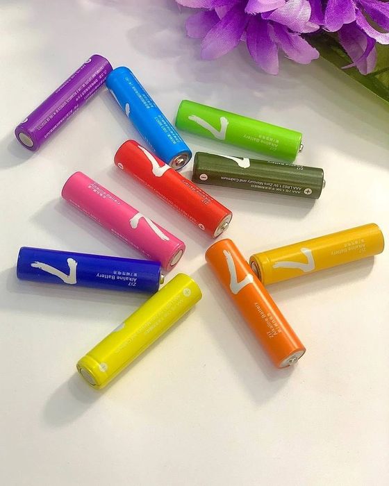 Батарейки Xiaomi Rainbow AAA (мизинчиковые), комплект 10 шт, 1.5 В